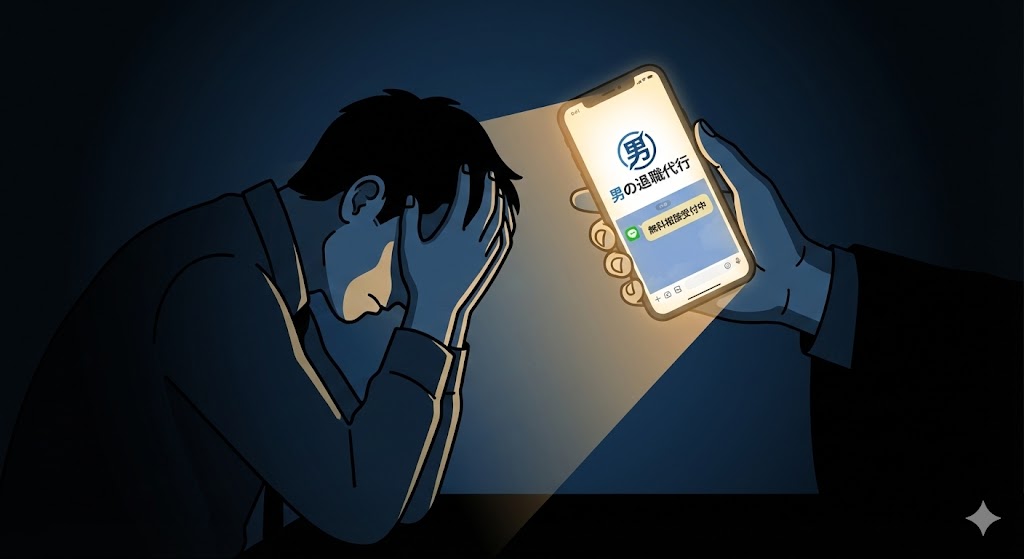 解決の出口「差し出されるスマホ」