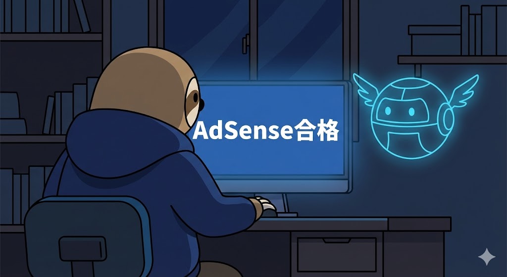 AIと共闘してアドセンスに合格した管理職のブログ執筆イメージ